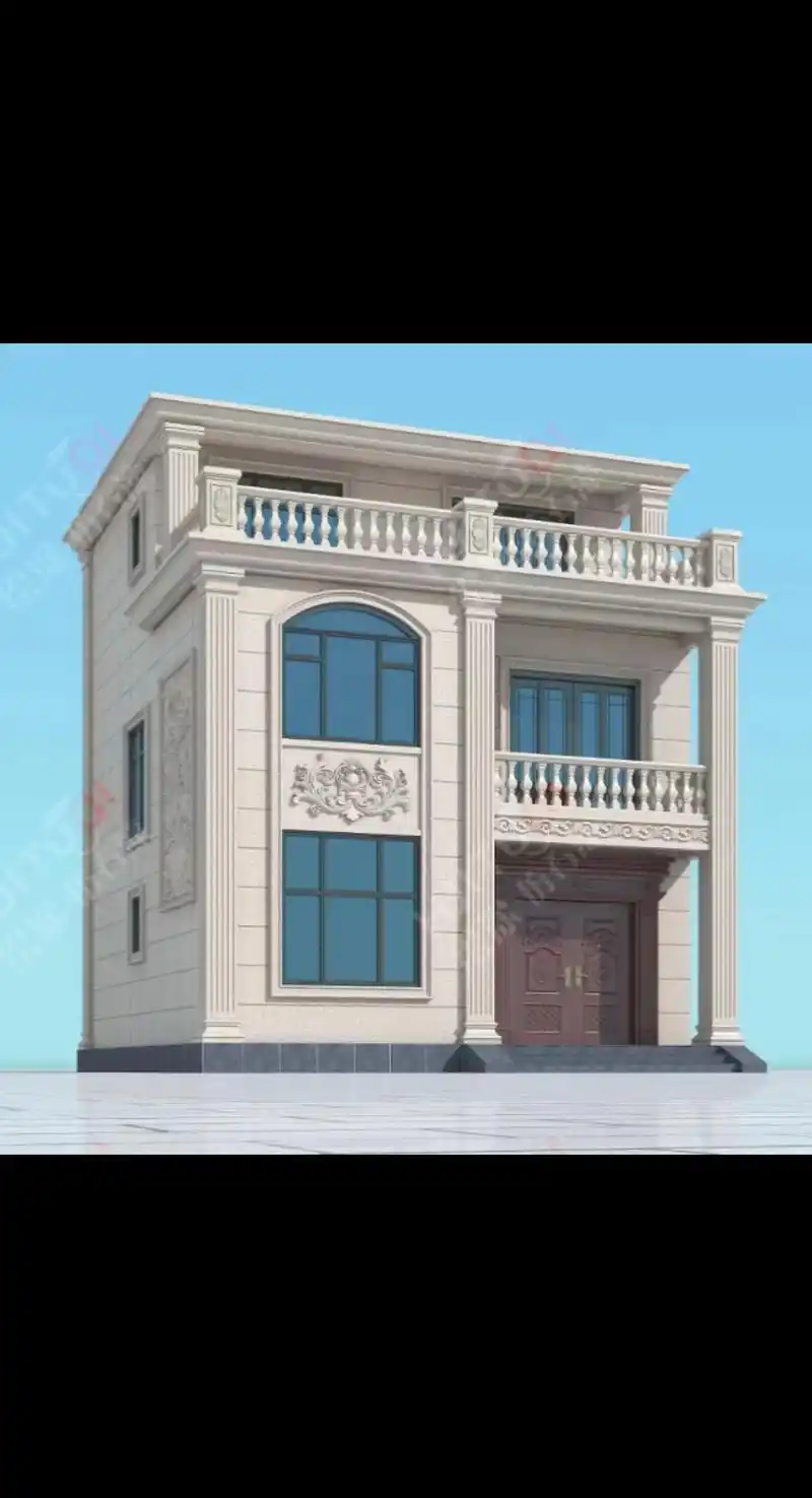 农村自建别墅 #全屋整装 #自建房外墙喷漆效果图 #别墅设 - 抖音