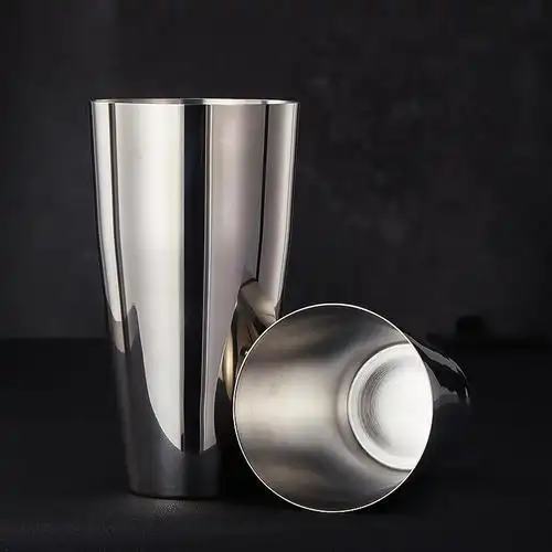 进口yukiwa无底波士顿摇酒壶套装调酒壶雪克壶酒吧灵魂日本原装