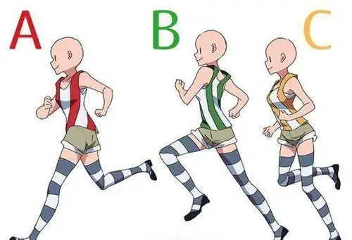 如何画出漫画人物奔跑动态奔跑绘画步骤示范