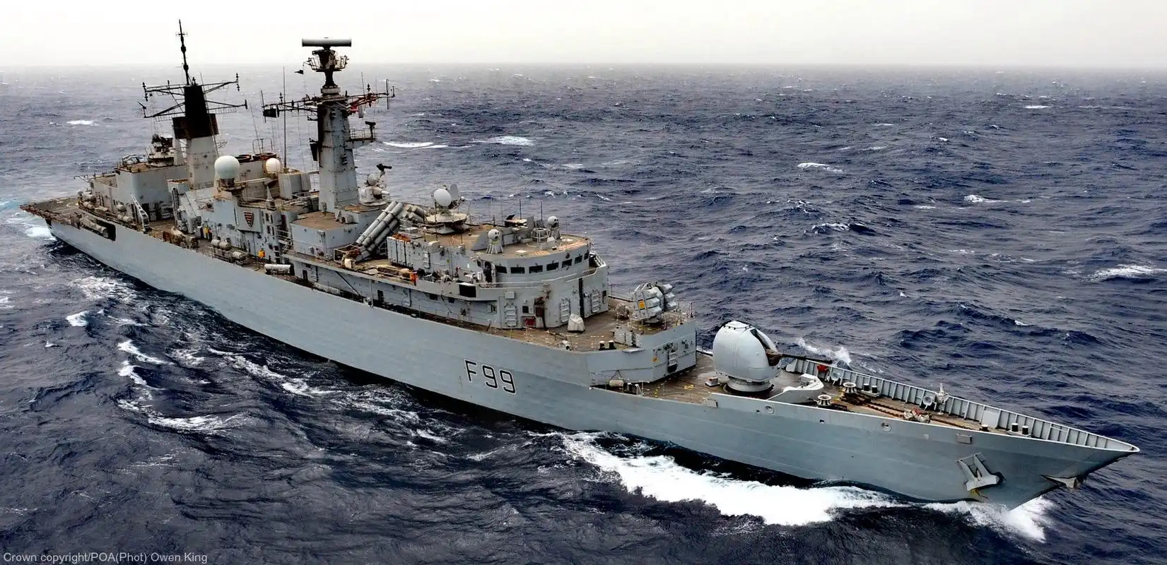 舰船欣赏:英国海军 22型护卫舰