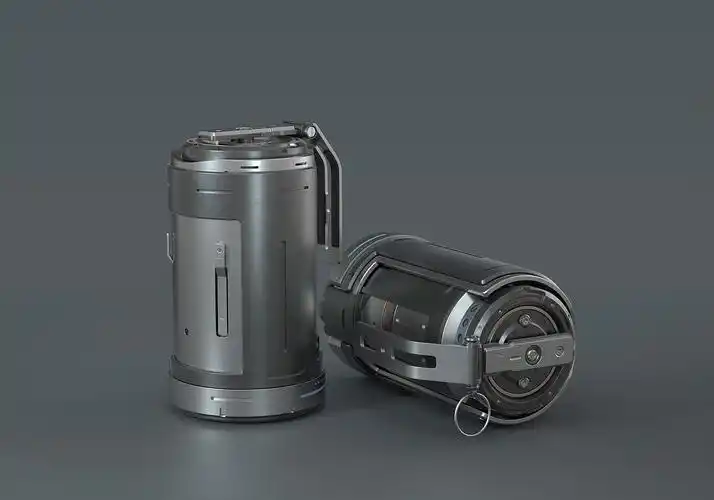 科幻概念武器设计—手雷 渲染