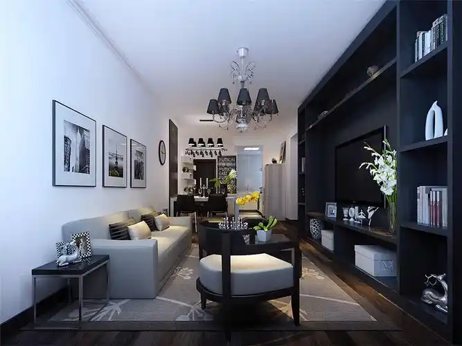 新婚90后小两口10万装修出后现代黑白灰风格.不一般啊.
