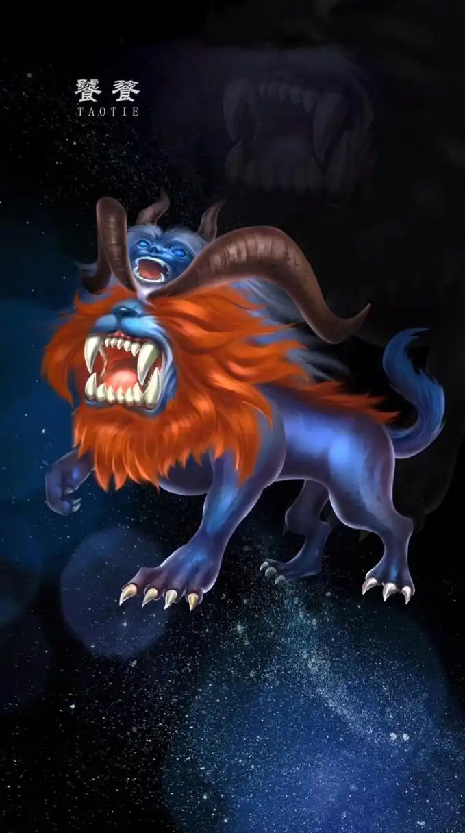 十二神兽系列-饕餮 据《山海经·北次二经》记载:饕餮其形状如羊身人