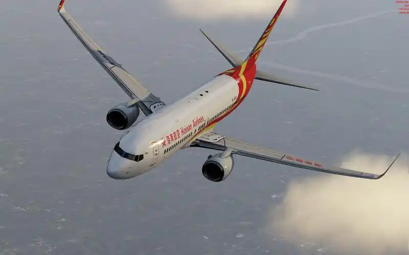 【p3d】海南航空b737-800 大连周水子机场28着陆(下降率太高啦!