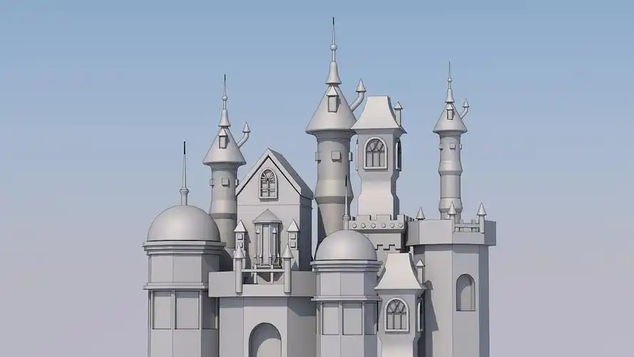 城堡|三维|建筑/空间|draco_lee - 临摹作品 - 站酷 (zcool)