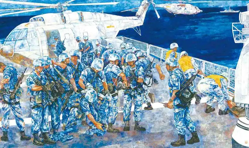 军事题材美术创作:见证强军之路的精神图谱