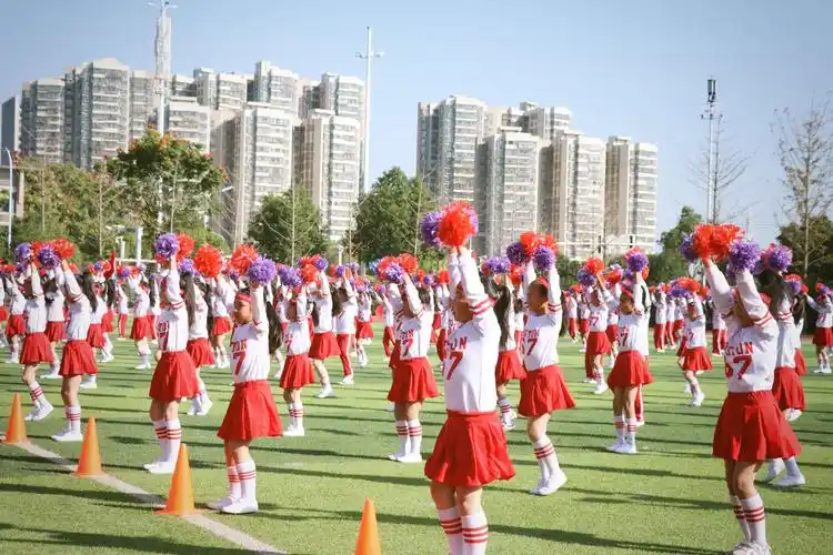 努力坚持,美丽绽放——记黎郡小学大型啦啦操排练及表演