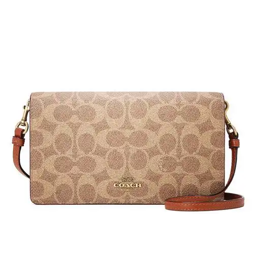 coach蔻驰女包老花小号斜挎包41920视频