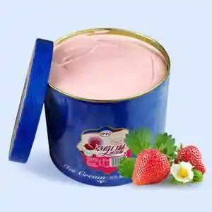 伊利大桶冰淇淋7l大桶装冰激凌3.5kg香草草莓口味自助餐冷饮雪糕