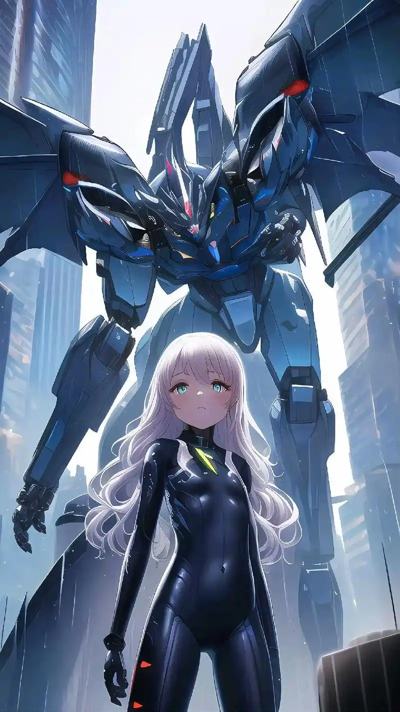 未来的科技少女,希望人手一个#动漫壁纸  - 抖音