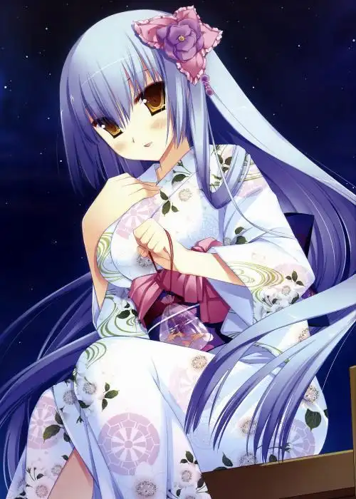 谁能给一些侧坐的动漫人物?