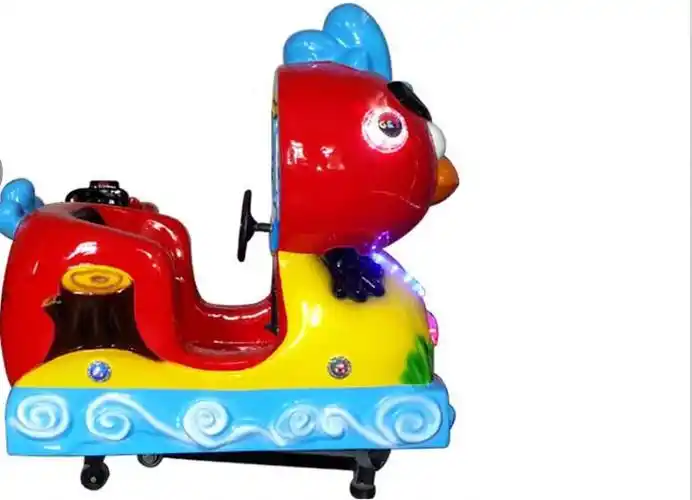 新款愤怒小鸟儿童电动摇摆机玻璃钢投币摇摇车电动游乐设备