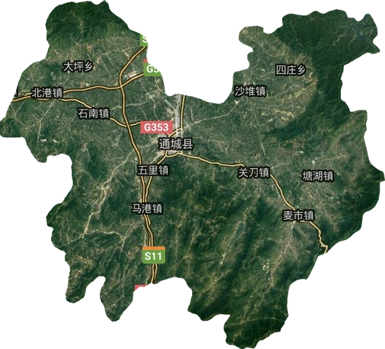 通城县高清电子地图