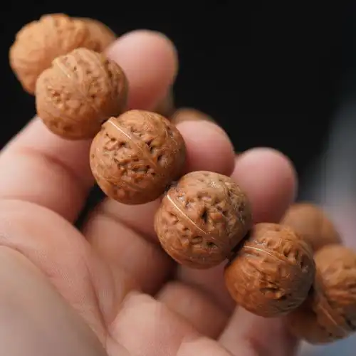 核桃手串野生s21文玩山核桃手串