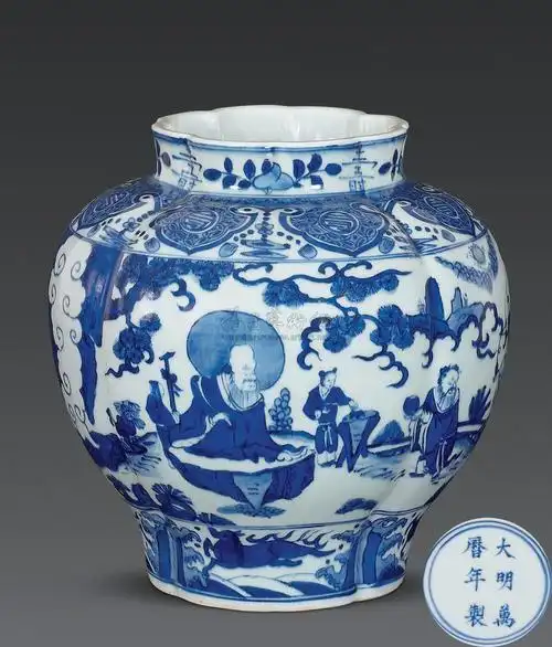 祝寿瓜棱罐】拍卖品_图片_价格_鉴赏_明代青花瓷器_雅昌艺术品拍卖网