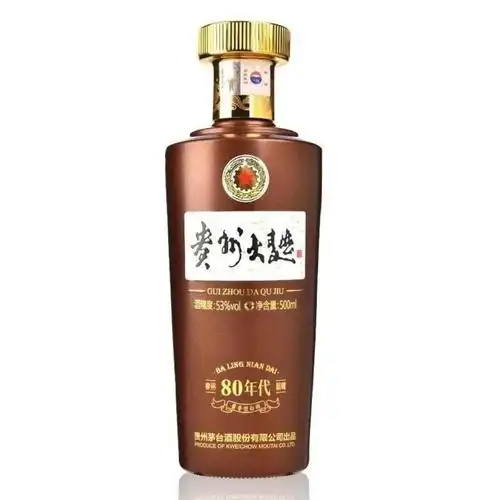 贵州大曲80年代 53度500ml*6瓶 整箱装酱香型白酒
