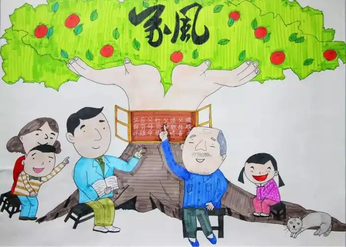 【童画新时代 手绘价值观】家庭文明则社会文明!