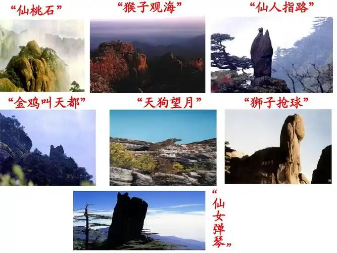 2黄山奇石课件ppt