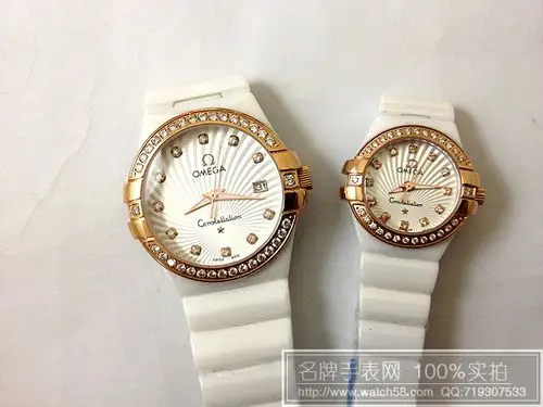 欧米茄陶瓷星座情侣手表omega2211