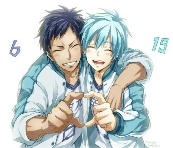 【黑子的篮球】青峰x黑子.笑这么高兴,小火神知道么.