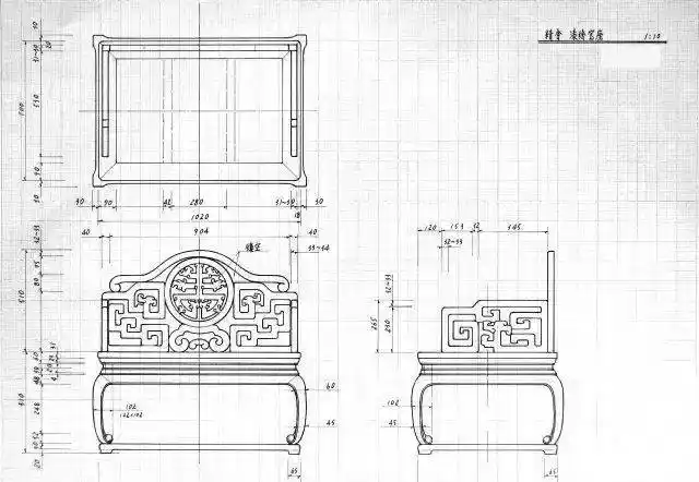 干货分享中国古典家具制作手绘图纸100张详情图