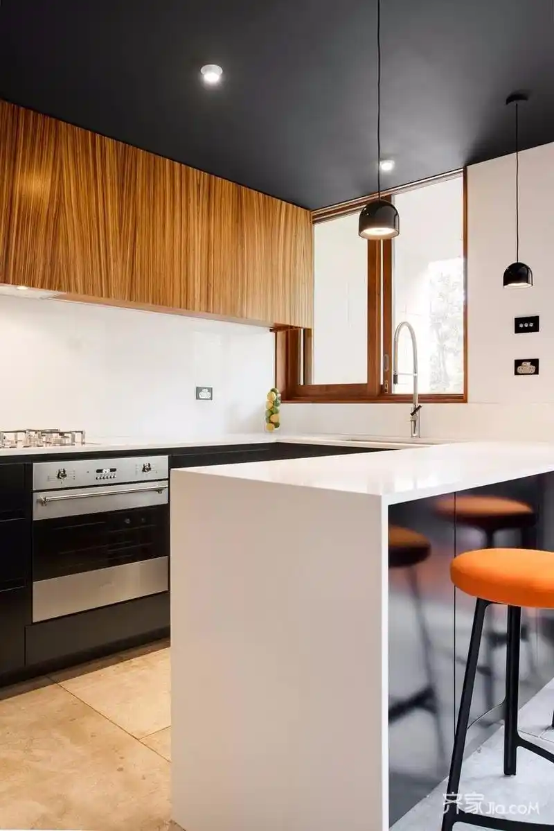 70平小户型装修厨房吧台图片