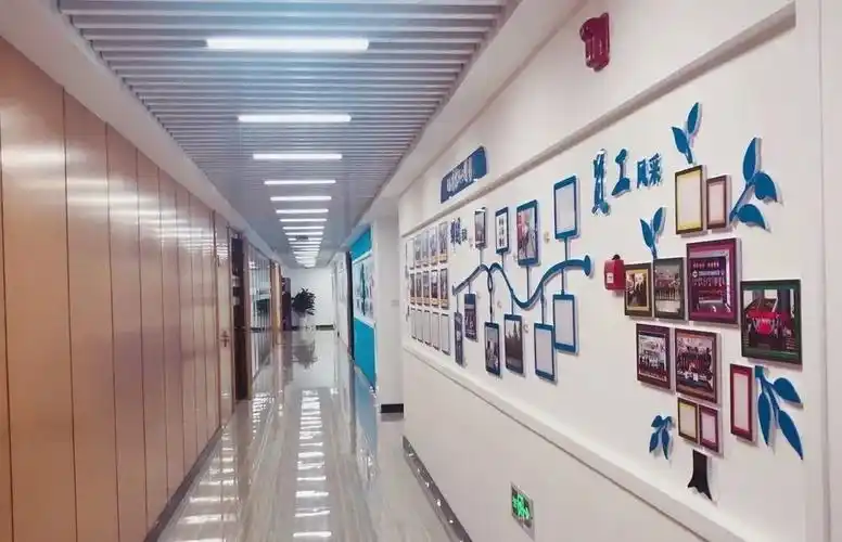 公司办公室企业文化宣传长廊展示设计 - 上海禾唐装饰