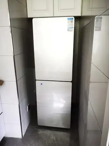 海尔(haier)190升l双门彩晶玻璃冰箱 风冷无霜 家用节能 两门电冰箱