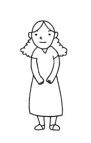 家庭主妇简笔画画法教程