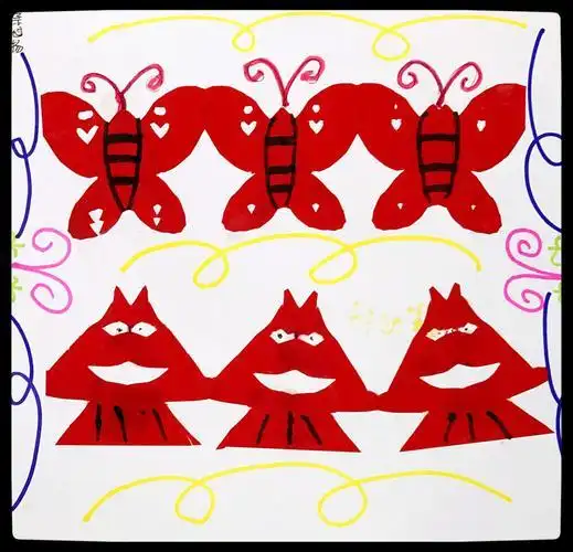 doc窗花剪纸图案7四方连续二方连续剪纸图案步骤教程工艺美术二方连续