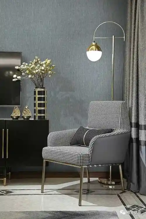 雅菲壁布系列图片 现代简约风装修效果图