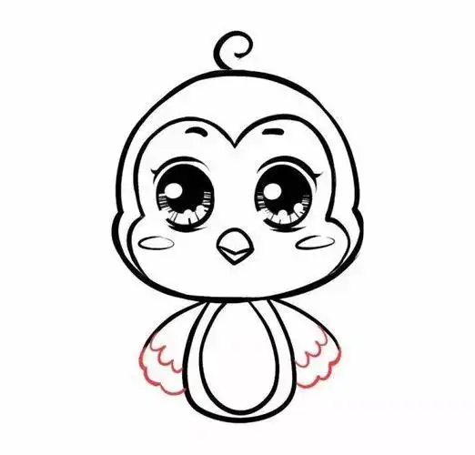 简笔画拟人的鸟