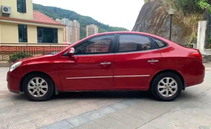 南平二手悦动 2010 款 1.6l at gls 红色 - 小猪二手车