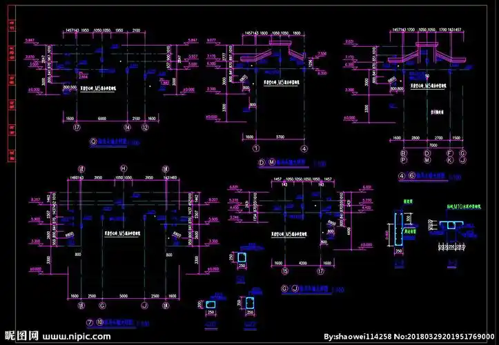 马头墙施工图图片