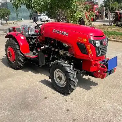 ***四轮播种施肥旋耕机 小型低矮单缸拖拉机 东方红拖拉机