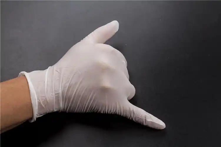 9寸百级合成丁腈手套 实验室 生物制粒制药 医疗器械百级无塑化剂