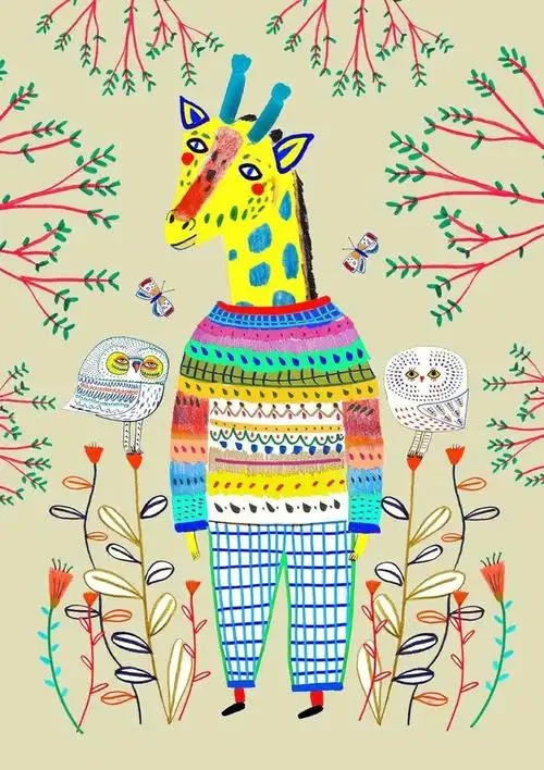 英国新锐插画师ashleypercival插画作品