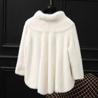 annaetter整貂貂皮皮草大衣女2023新款年轻款时尚海宁水貂毛裘皮外套