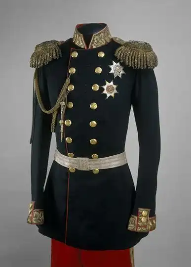 绘画参考#沙俄时期男士宫廷服饰设计