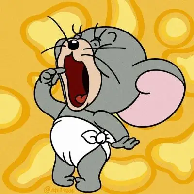 猫和老鼠卡通头像点赞好运