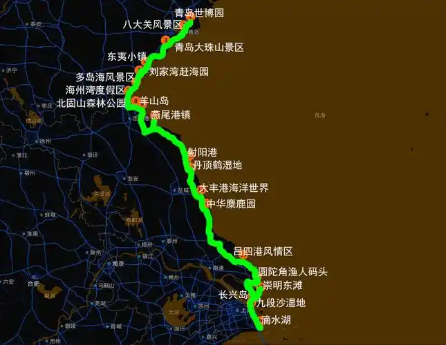 自驾游228国道线路图,全长8091公里,贯穿祖国海岸线(一)