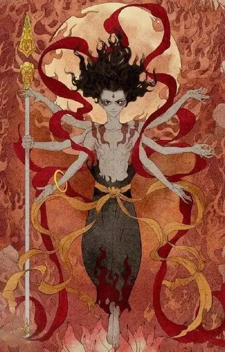 诸多法宝神兵:百变乾坤圈,霹雳混天绫,金霞风火轮,火尖枪,九龙神火罩