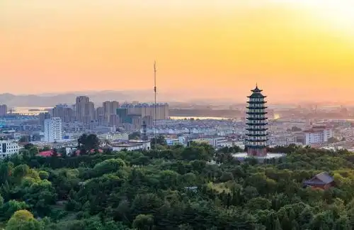 光与影小城沂水美如诗