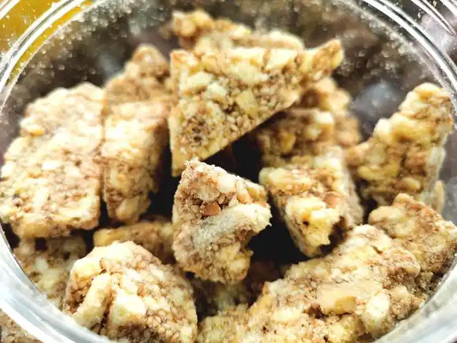 东阳美食之炒米糖