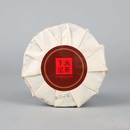 2017年下关沱茶甘普洱熟茶100克最新价格用料口感