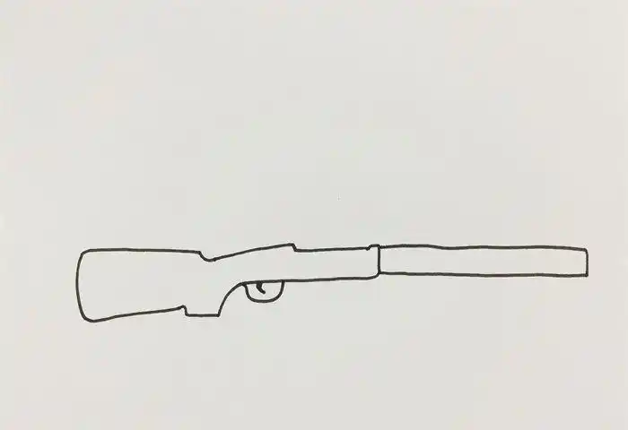 满配的m4简笔画