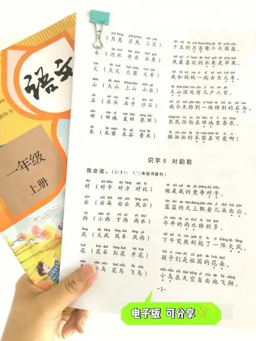 这个晨读识字表就很好,包括:生字,组词,造句拼音,每天10-15分钟,认识