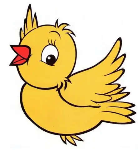 小鸟简笔画彩色的颜色鸟简笔画亲子简笔画右脑启蒙涂颜色杜鹃鸟怎么画