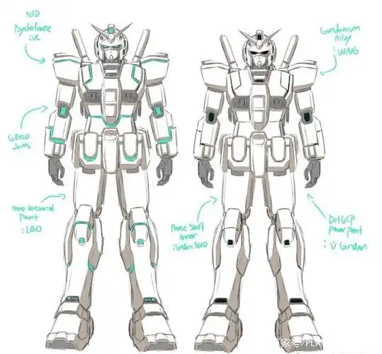 而且是觉醒模式的绿色精神力骨架,如果元祖高达能够开启觉醒模型,相信