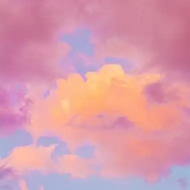 粉色天空唯美图片头像